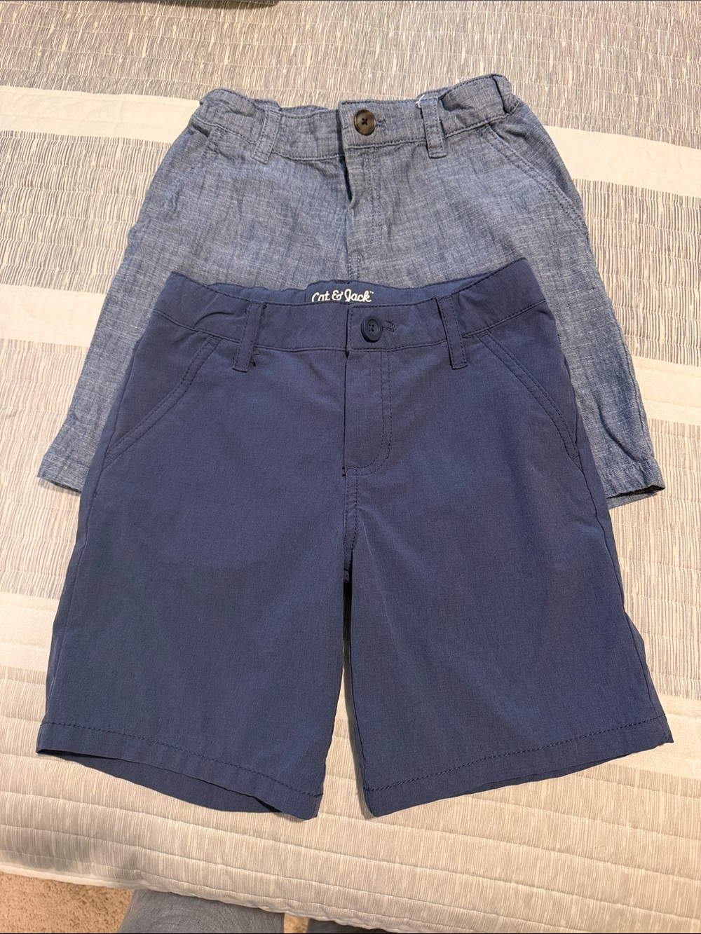 Cat & Jack Navy and Light Blue Boys' Shorts 2-Pack